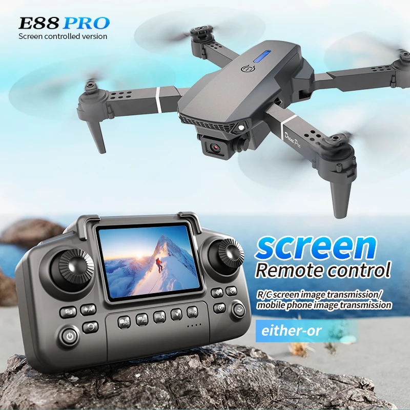 Rc Helicopter Case - طائرة بدون طيار احترافية E88 PRO