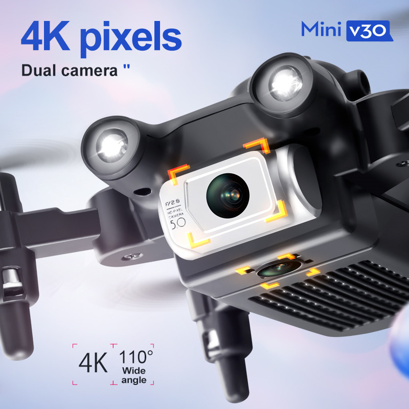 طائرة بدون طيار صغيرة V30 WiFi - مراجعة Rc Helicopter Case وسعره