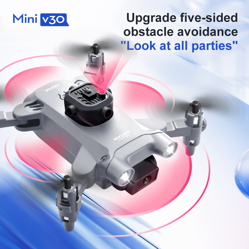 طائرة بدون طيار صغيرة V30 WiFi - مراجعة Rc Helicopter Case وسعره