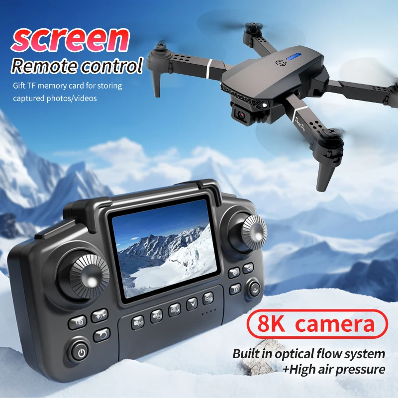 طائرة بدون طيار احترافية E88 P - مراجعة Rc Helicopter Case وسعره