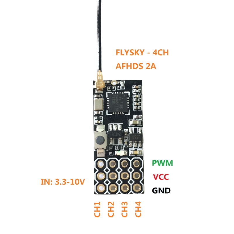 جهاز استقبال Flysky FS2A Mini  - مراجعة Rc Helicopter Mini وسعره